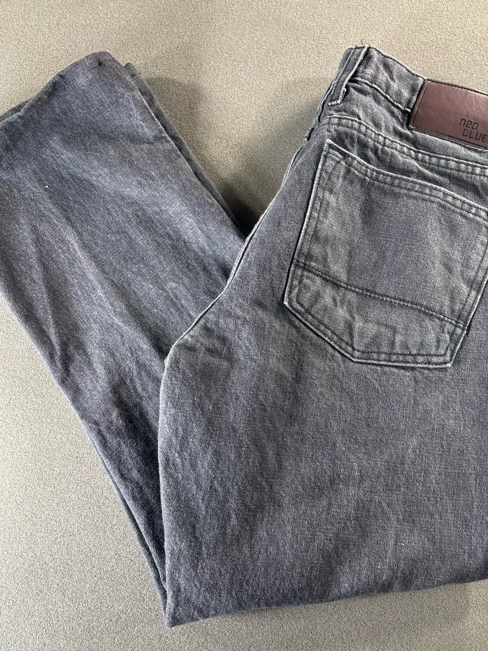 Neo Blue Los Angeles Charcoal Designer Jeans Men's Size 30 Made In USA